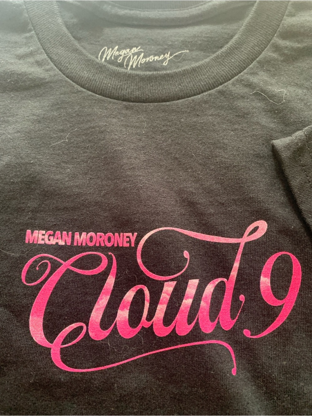 Megan Moroney Cloud 9 Black Short-Sleeve Graphic Tee
